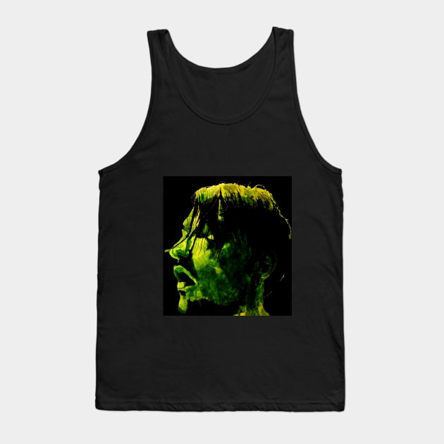 Green face Tank Top by kirsai89